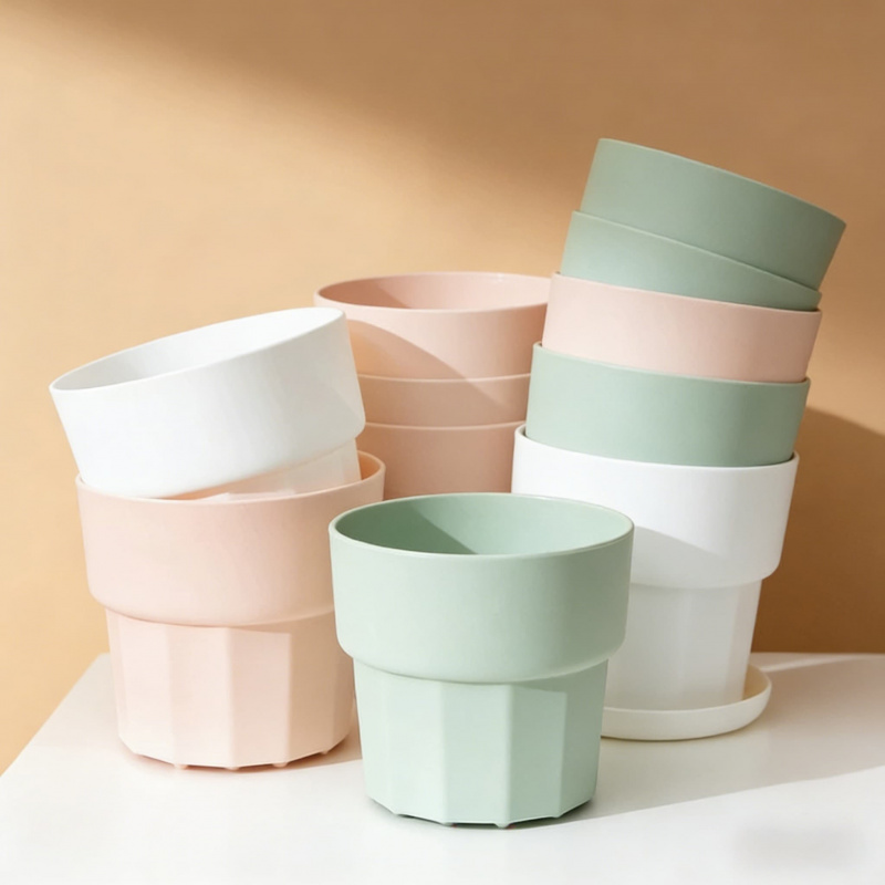 Plant Desk Mini - Pot de fleurs en résine plastique