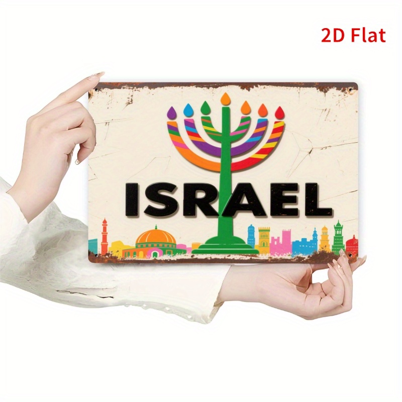 Home Office Art - CIFBUY Plaque murale vintage en aluminium,