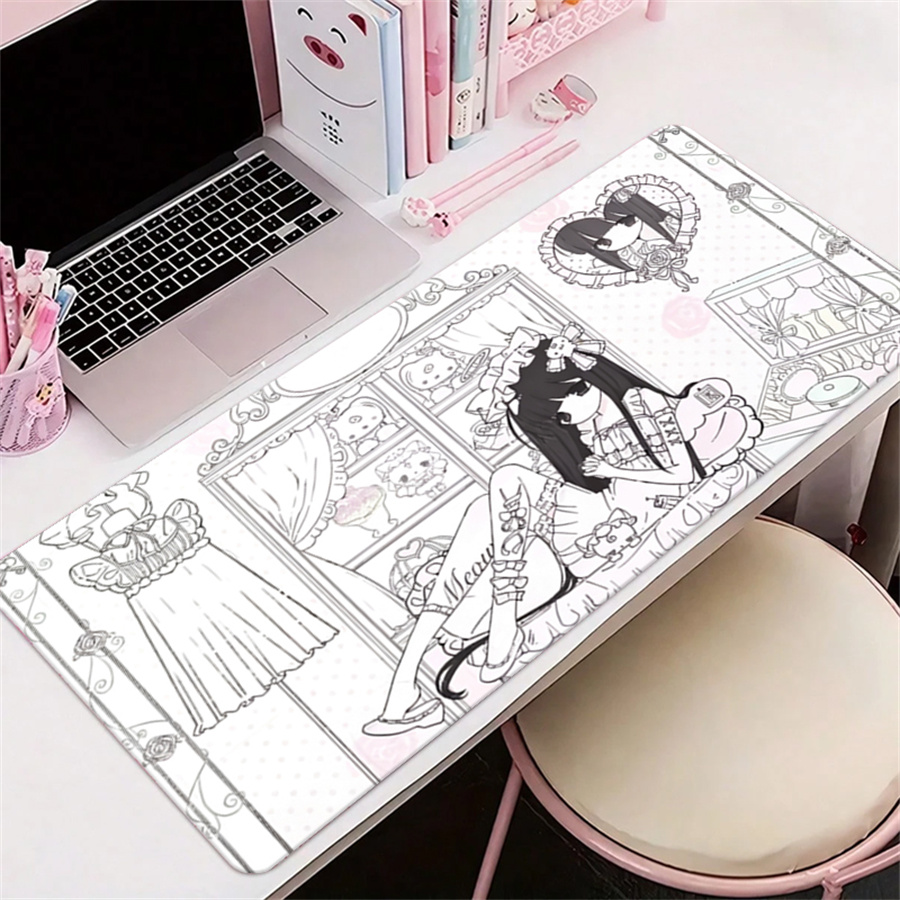 Desk Mat Leather - Tapis de souris en cuir esthétique
