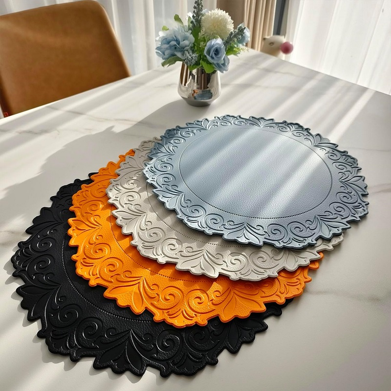 Desk Mat Leather - Lot de 1/6/10 sets de table
