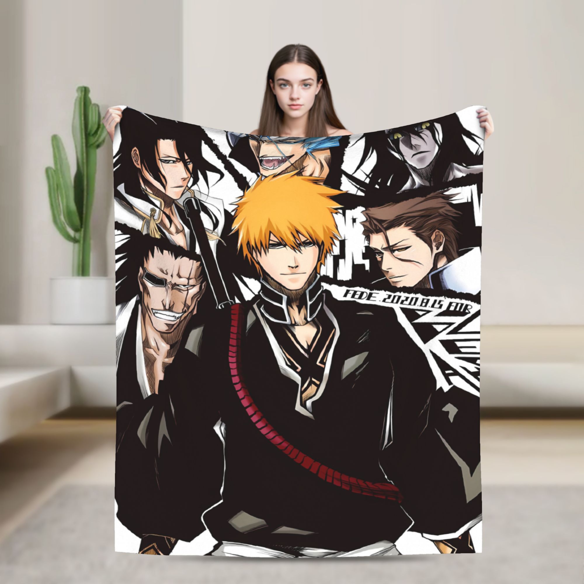 Home Office Bleaching - Couvertures Ichigo Byakuya Squad, de qualité