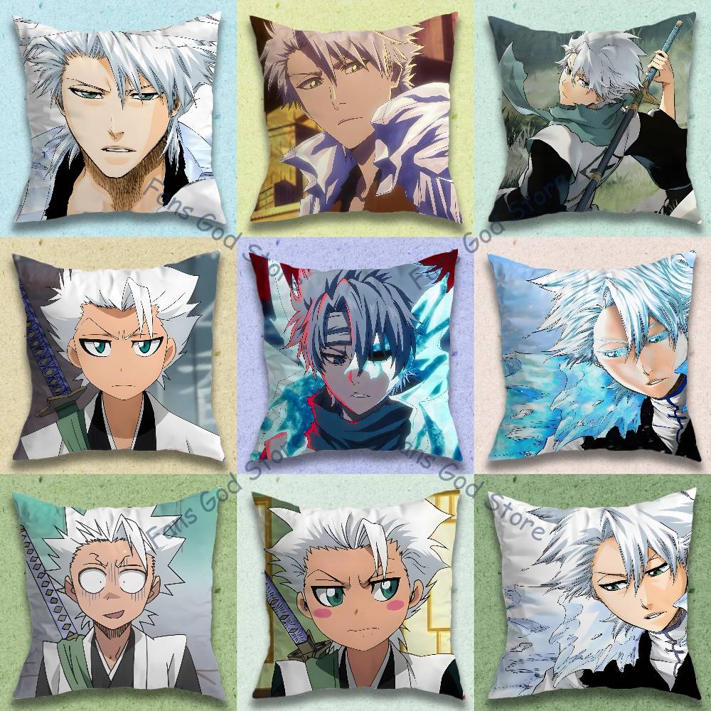 Home Office Bleaching - B-Bleach T-Toshiro Hitsugaya Housse de Coussin