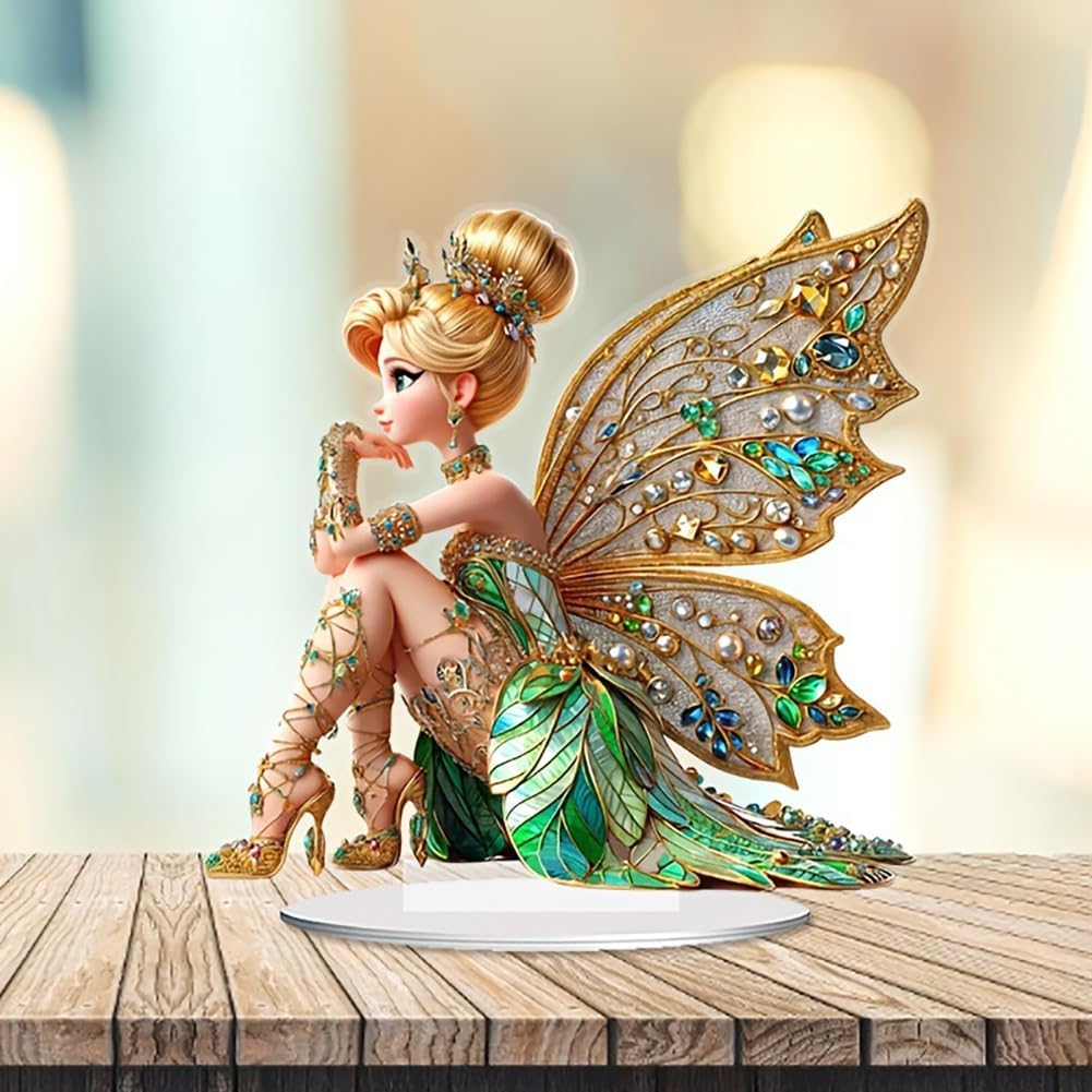 Plant Desk Mini - Miniature de fée des fleurs, figurine