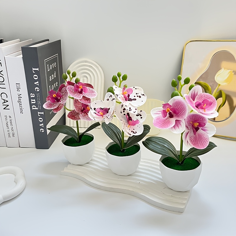 3 orchidées Phalaenopsis artif - Plant Desk Mini avis et prix