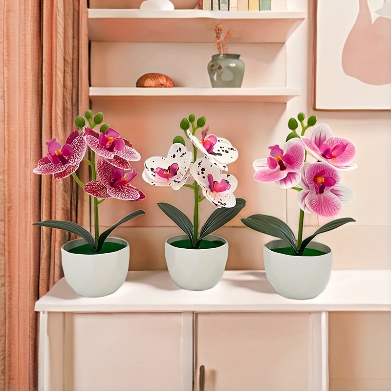 3 orchidées Phalaenopsis artif - Plant Desk Mini avis et prix