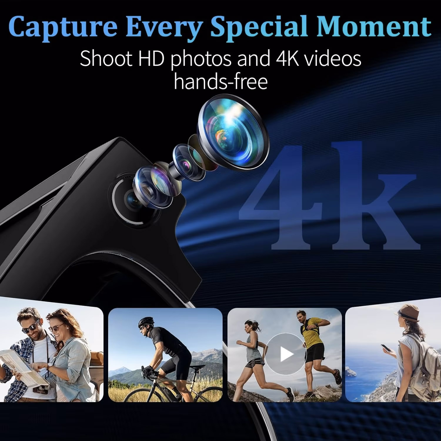 Lunettes intelligentes IA avec - Webcam Hd 1080P avis et prix