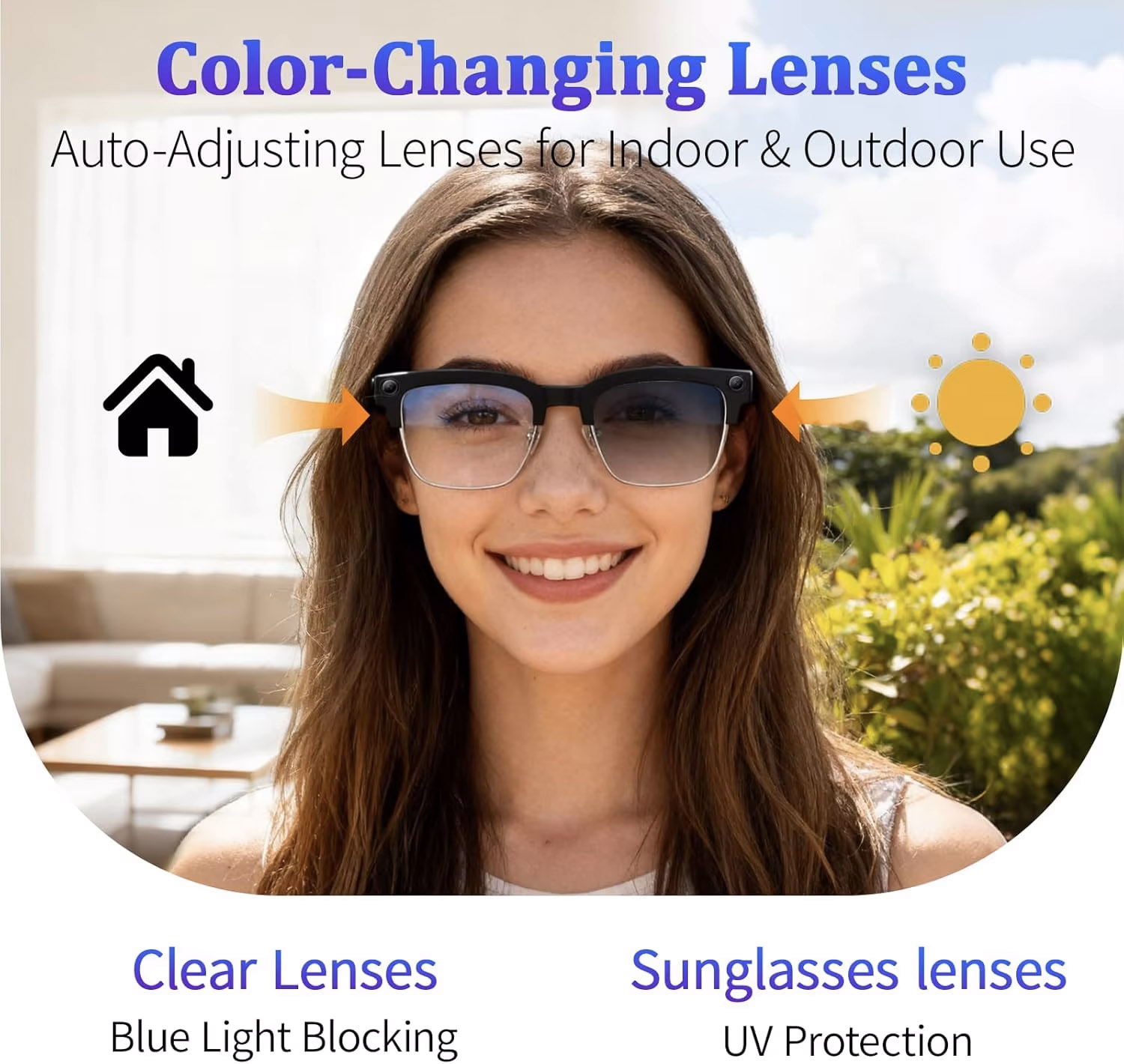 Lunettes intelligentes IA avec - Webcam Hd 1080P avis et prix
