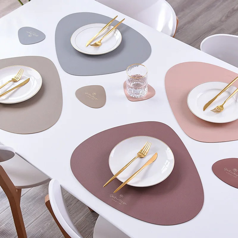 Ensemble de napperons en cuir  - Desk Mat Leather avis et prix