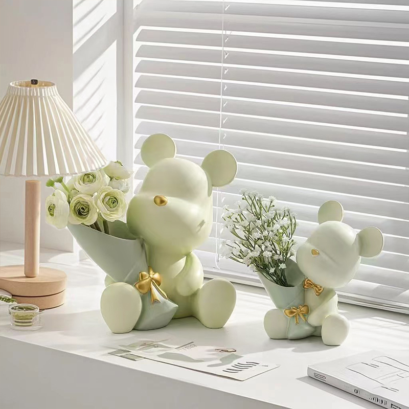 Mini Vase ours mignon, petit o - Plant Desk Mini avis et prix