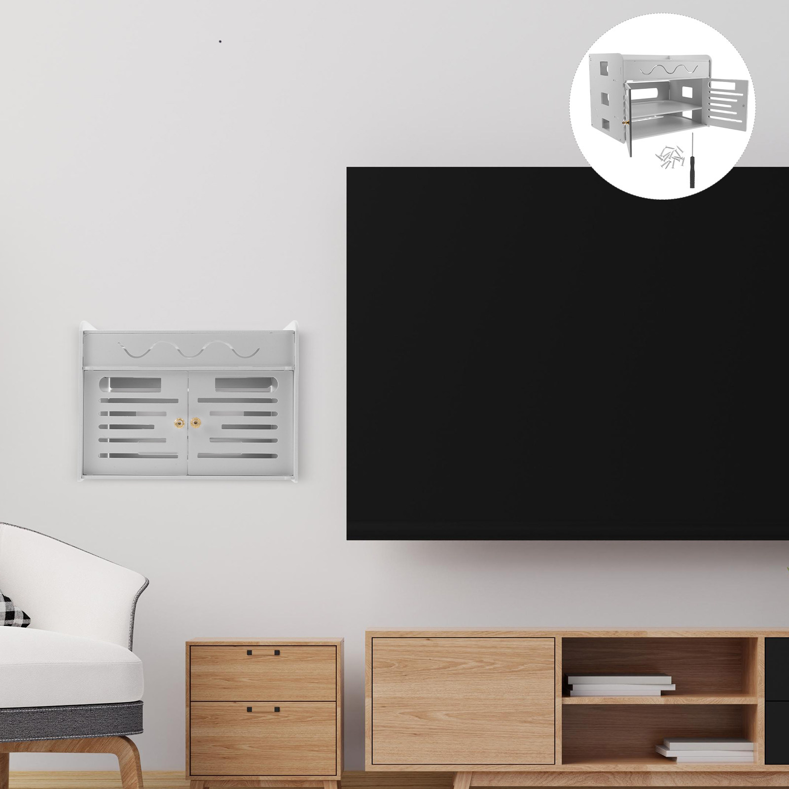 Boîte de rangement pour routeu - Cable Management Box avis et prix