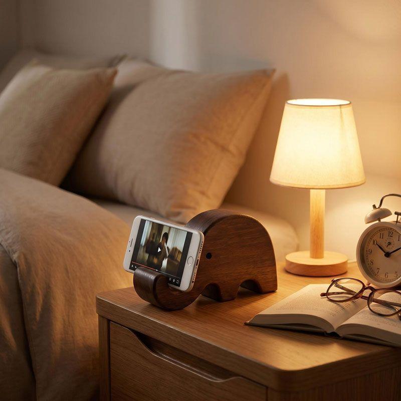 Support de téléphone en bois m - Home Office Jobs avis et prix