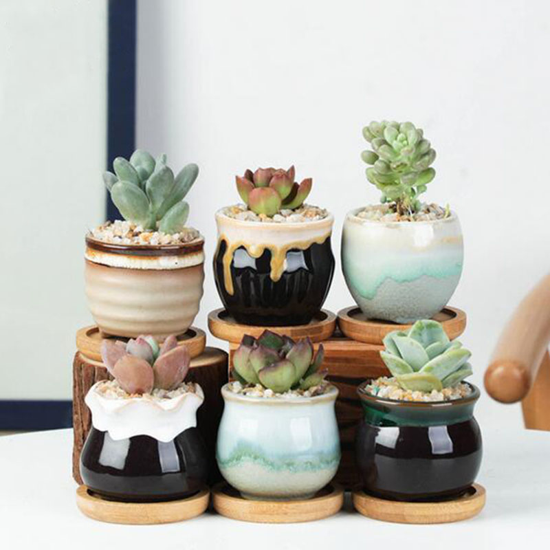 Ensemble de pots de fleurs en  - Plant Desk Mini avis et prix
