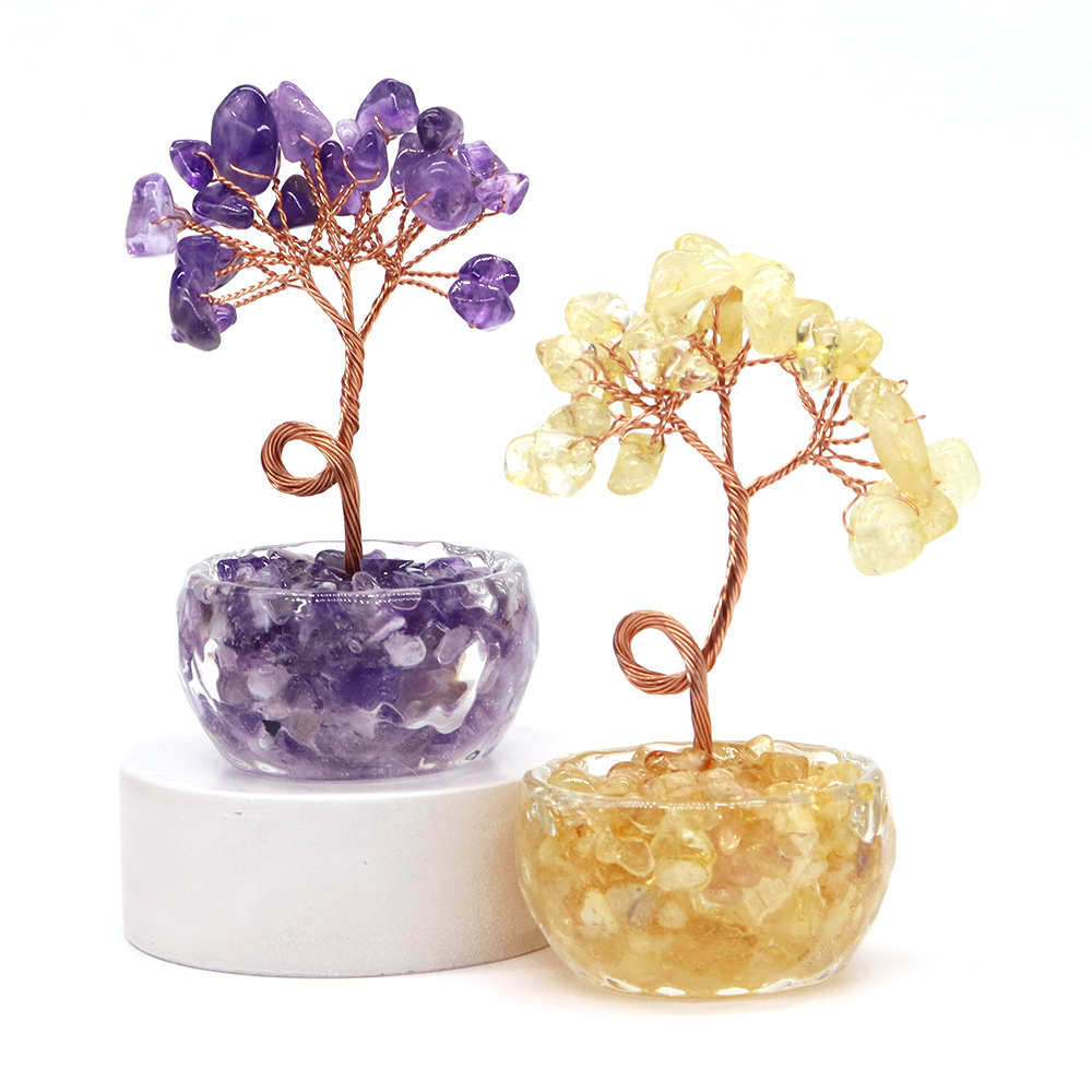 Arbre porte-bonheur en cristal - Plant Desk Mini avis et prix