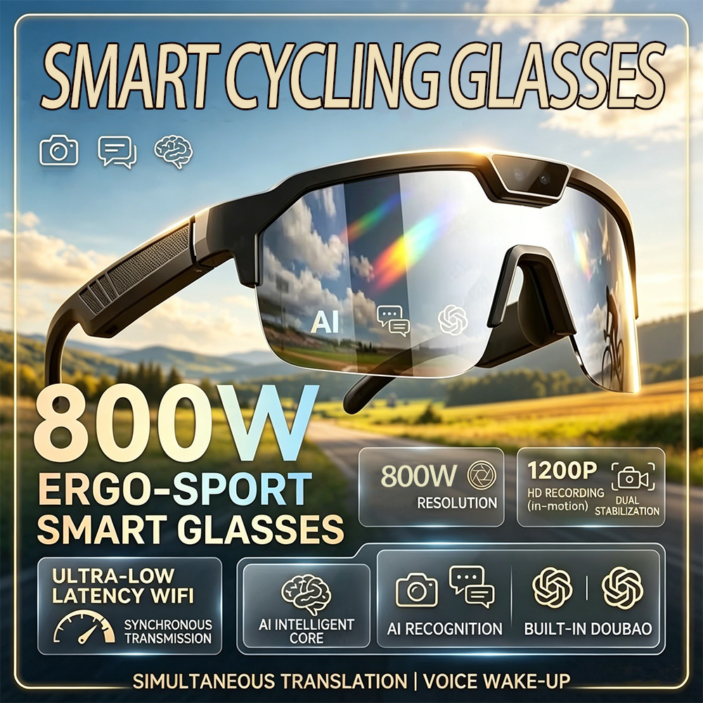 Lunettes de cyclisme 2026 avec - Webcam Hd 1080P avis et prix