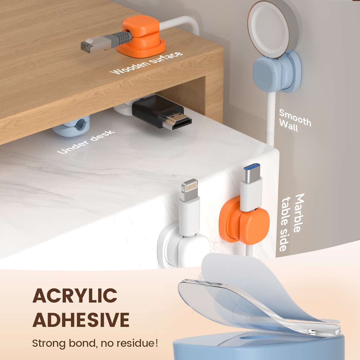 Organisateur de câbles adhésif - Cable Management Box avis et prix
