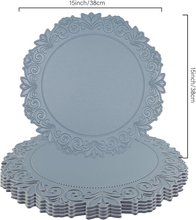 Lot de 1/6/10 sets de table ro - Desk Mat Leather avis et prix