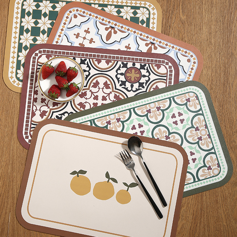 Napperon rétro américain résis - Desk Mat Leather avis et prix