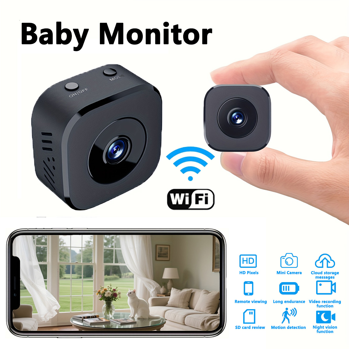 1080P HD Mini caméra WiFi sécu - Webcam Hd 1080P avis et prix