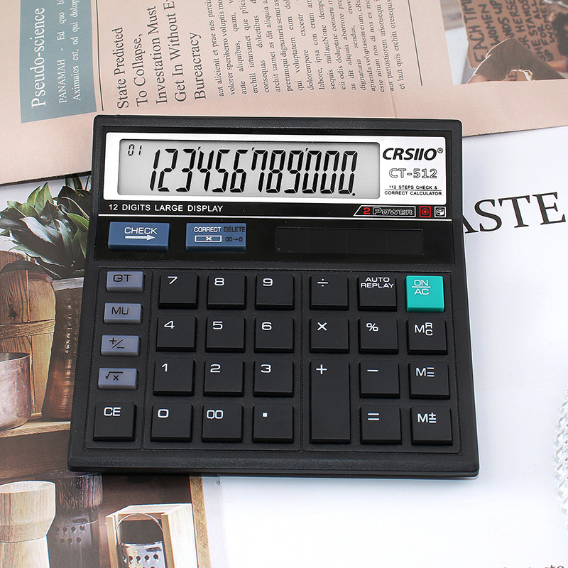 Calculatrice à écran LCD à 12  - Home Office Tax avis et prix