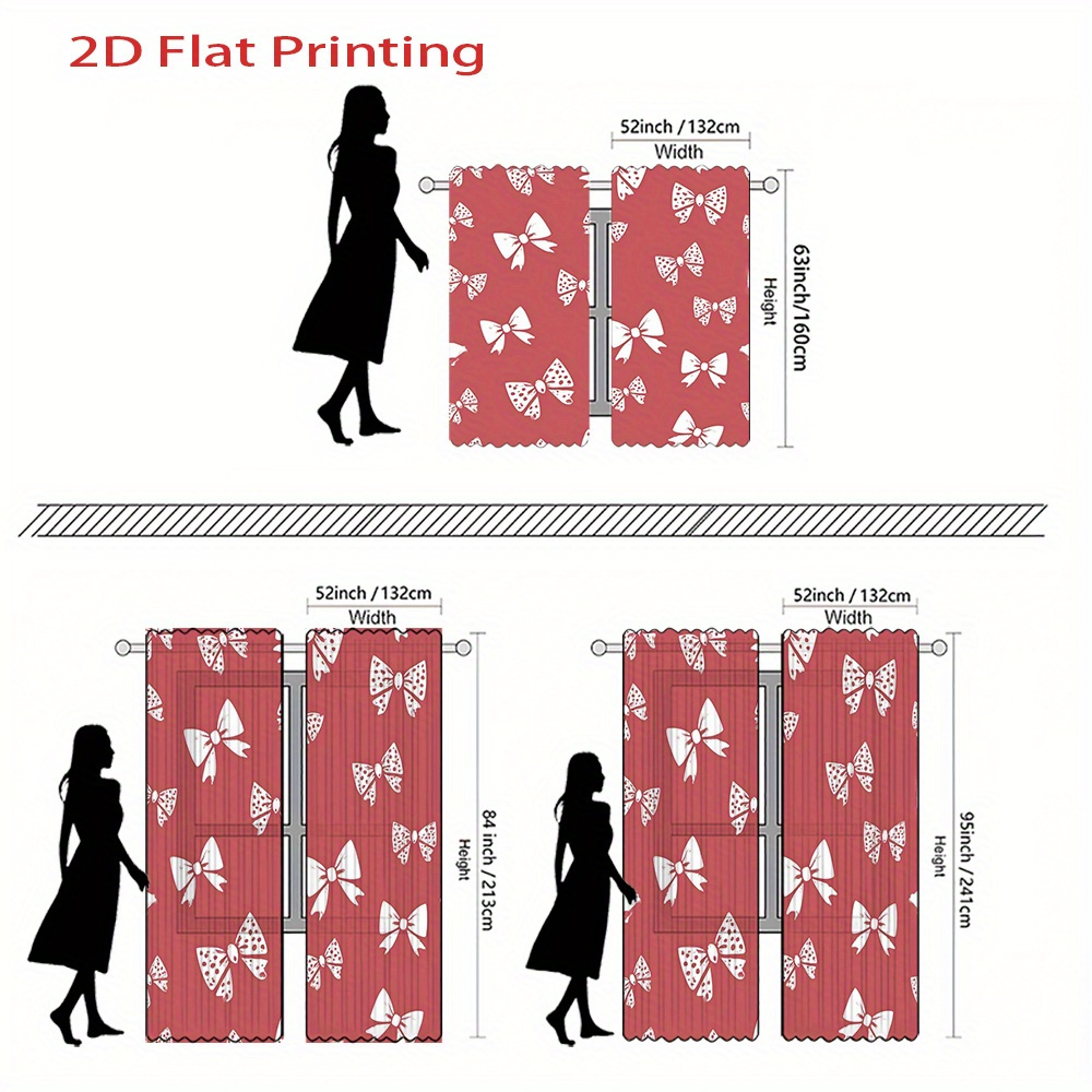 Rideaux plats imprimés 2D, 2 p - Home Office Amazon avis et prix
