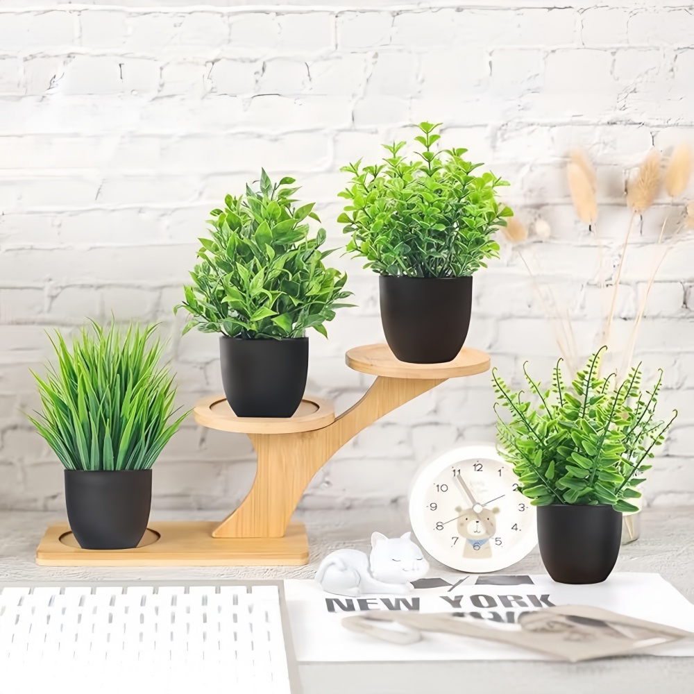 Lot de 4 mini-plantes artifici - Plant Desk Mini avis et prix