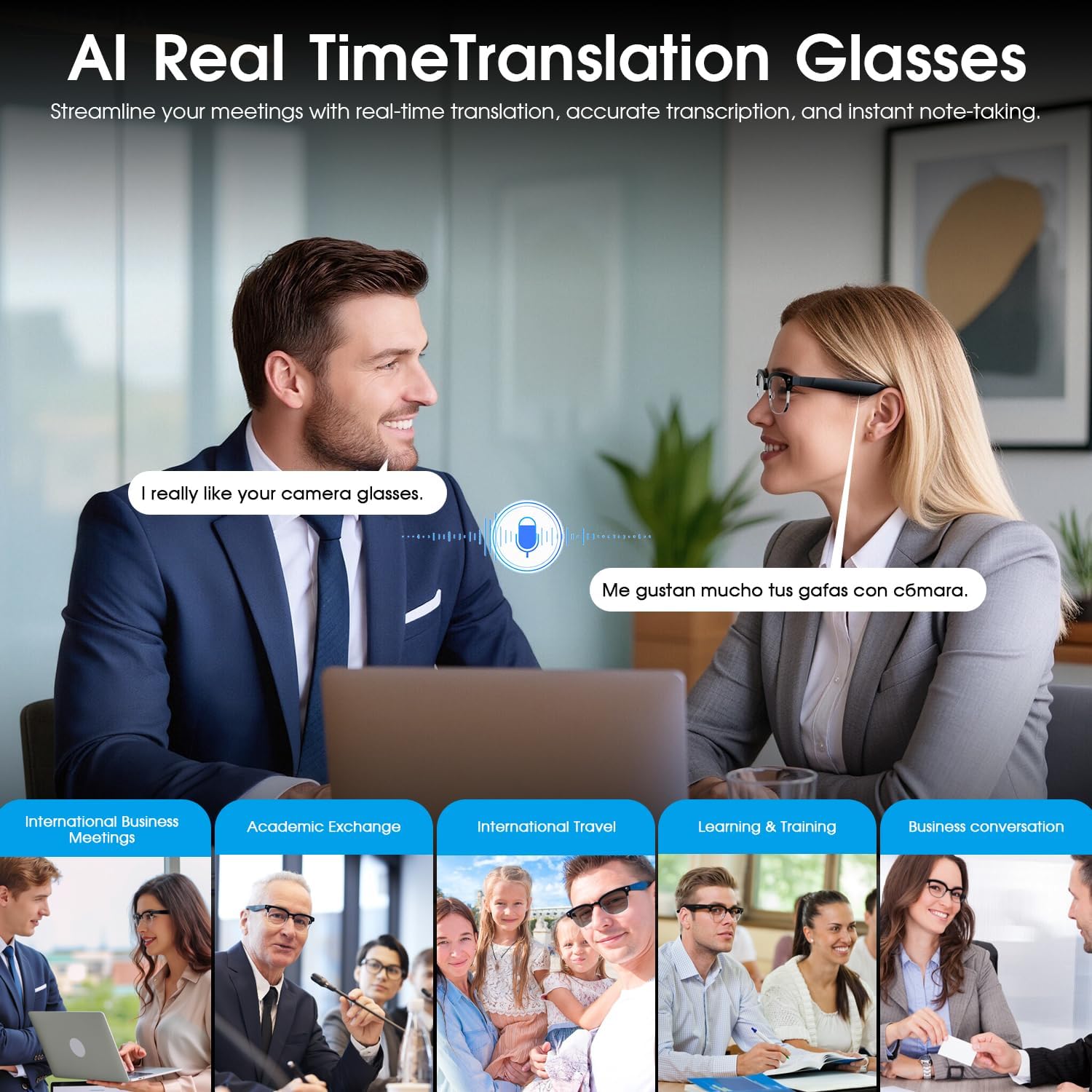 Nouvelles Lunettes Intelligent - Webcam Hd 1080P avis et prix